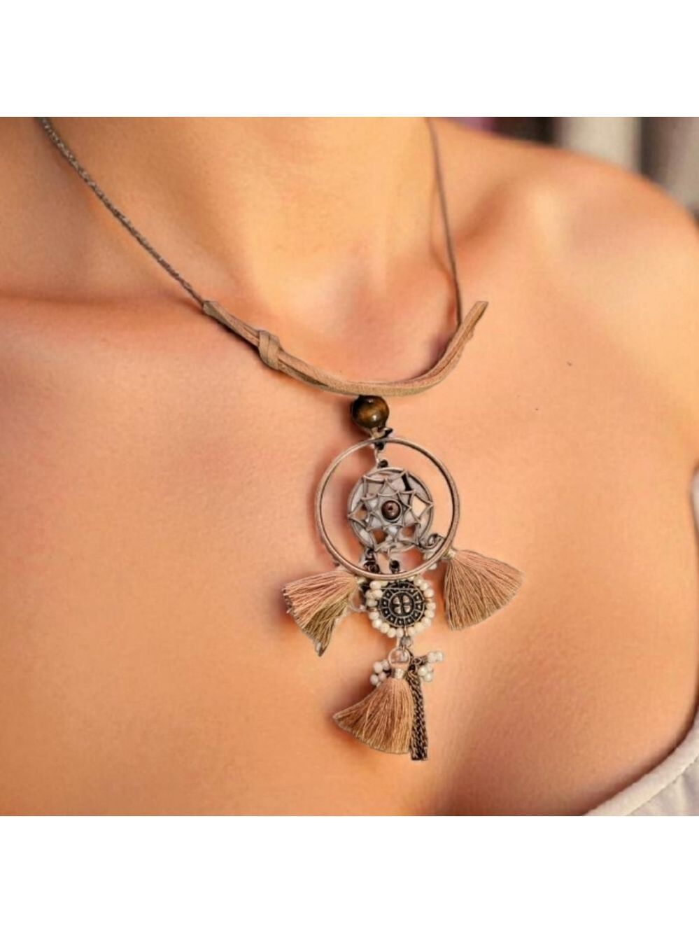Dreamcatcher Boho Necklace